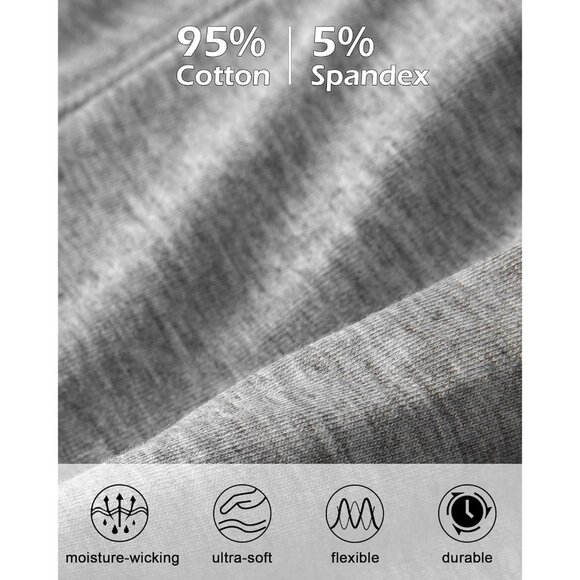 Men's Leakproof Incontinence Underwear (50ML) – Washable Cotton Boxer Briefs - Picture 6 of 7